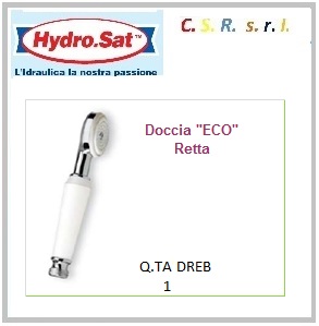 DREB 000 3672 - EDRCSR - EDRCSR - DREB - Doccetta Retta Ec. Bianca - HYDROSAT