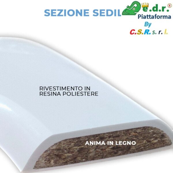 D057B 2 - EDRCSR - EDRCSR - D104B - Sedile D104 Albano/Montebianco Bianco - DIBOR