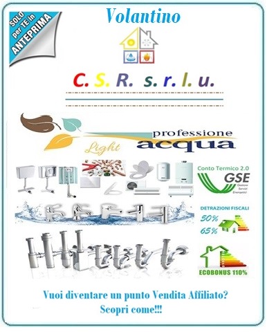 VOLANTINO 1 - EDRCSR.IT | Deposito by CSR srl Palermo | Ingrosso e distribuzione Termoidraulica | www.edrcsr.it - EDRCSR -