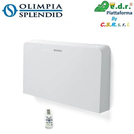 Olimpia Splendid Bi2 Sl Smart Inverter 200, Ventilconvettore Total Flat Per Installazione Verticale Ed Orizzontale, Colore Bianco 01634