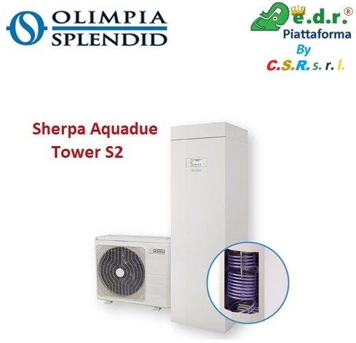02044 000 26159 - EDRCSR - EDRCSR - 02044 - Ui Sherpa Aquadue Tower S2 e Small prezzo compreso di avviamento av002 250€ - OLIMPIA SPLENDID
