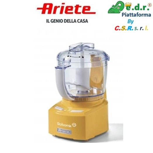 Ariete Robot Robomix 1767, 500 Watt, Giallo Tipologia: Robot Da Cucina· Potenza: 350 W· Colore Primario:Giallo