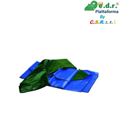 79850 20 000 24453 1 - EDRCSR - EDRCSR - 79850-20 - Teloni Antistrappo Pesanti Bicolor Blu/Verde 3X4 M - HYDROSAT