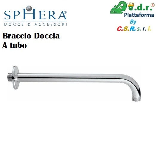 BDT40 000 23330 - EDRCSR - EDRCSR - BDT40 - Braccio Doccia A Tubo Cm. 40 - SPHERA