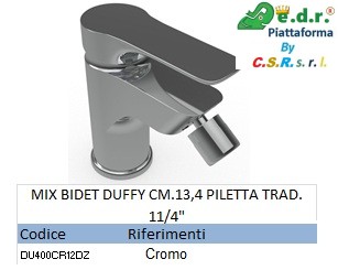 Mix Bidet Duffy Cm.13,4 Piletta Trad. 11/4"
Cod. Green Gf401Cr-001