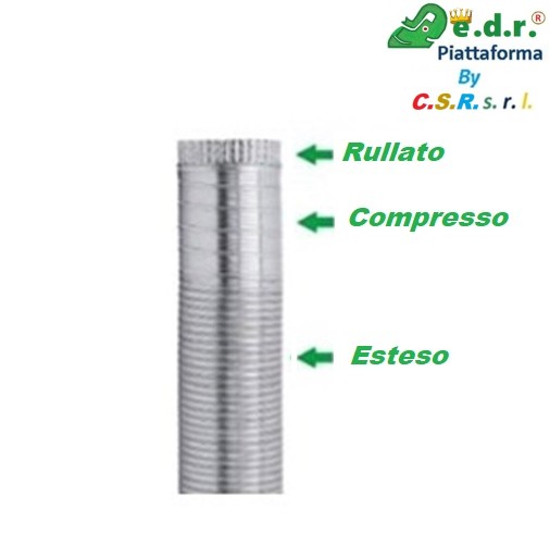 TA110 000 3044 1 - EDRCSR - EDRCSR - TA110 - Tubo Alluminio Ec. 110 Mt. 3 - SPITALERI