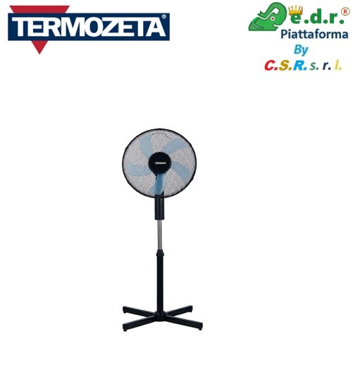Ventilatore A Piantana 120Cm 5 Pale Semitrasparenti Blu 45W
Colore Nero/Blu