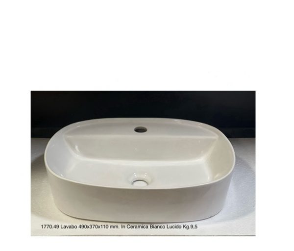 Lavabo In Ceramica  490x375x110  1770.49