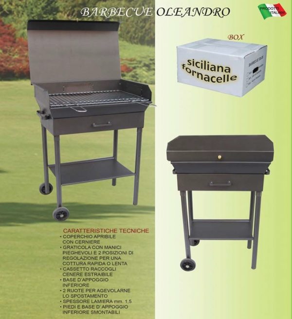 Barbecue Cm 50 Garden Grill BARBECUE50P