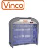 Insetticida elettrico orizzontale Vinco da appoggio o sospensione ? per interni o esterni ? potenza lampade UV 2x6W ? cassetto estraibile per pulizia ? protegge aree fino a 30 mq. ? colore grigio  20230