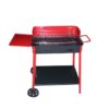 Barbecue a carbonella 40 x 60 con base/ruote e appoggio  2713