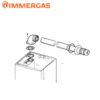 Kit Fumo Per Scaldabagni Immergas  3.014147