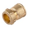Niples Femmina A Compressione In Ottone Tenuta Metallica  D. 16X1/2" Nf1/2X16Or  303D16