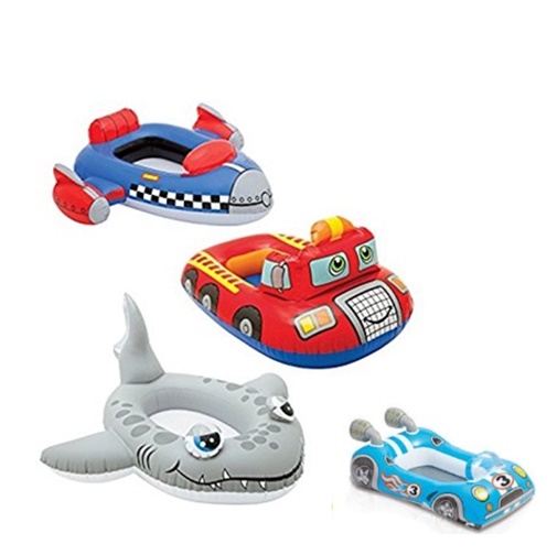 Canottini Assortiti Maneggevole, Sicuro E Pratico; Facilmente Lavabile, Resistente E Confortevole; Canottini Disponibili In 3 Modelli: Aeroplano 119 X 107 Cm, Squalo 117 X 114 Cm, Macchina Da Corsa 107 X 69 Cm, Portata Massima 27 Kg, 59380