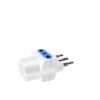 adattatore spina 2 presa bipasso 1 presa schuko  8042