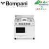 Cucina Porta Bombola 90X60, 4 Fuochi Gas + 1 Piastra Elettrica , Forno Elettrico* Multifunzione 8 Funzioni,Griglie In Piattina, Accensione
Automatica, Coperchio In Cristallo  BO940EA/L