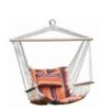 Dondolo Hammock In Polycotton Cm. 96X54 Seduta Imbottita Cm. 3 Con Cuscino E Braccioli  CH-009