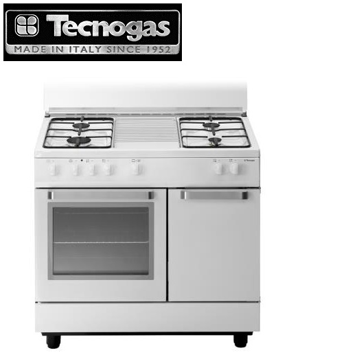 Cucina 90 X 60 Bianca 4 Fuochi
Forno Gas Cl. A Vano Portabombola 15 Kg Accensione Sottomanopola Termocoppia Griglie Smaltate Coperchio In Cristallo Autofrenato Taratura: Gas Gpl Kit Gas Naturale: In Dotazione Grill Elettrico Volume Forno 49 L D982WS