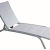 Letto Sole In Alluminio "June" Grigio  LA-012