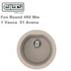 Fox Round 450 Mm 1 Vasca 51 Avena  LGFROU51