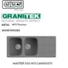 Master 500 1160X500 2 Vasche C/Gocciolatoio 73 Titanium  LMM50073