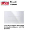 Kit Da 6 Pz. Placca Sara Linea 280X180 B.  P-0660X6