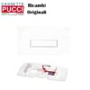 Placca Eco con telaio 330x180 mm bianca
