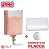 Cassetta Incasso Pucci Rame Completa Di Placca P-7510 Bianca  P-CPCAX9