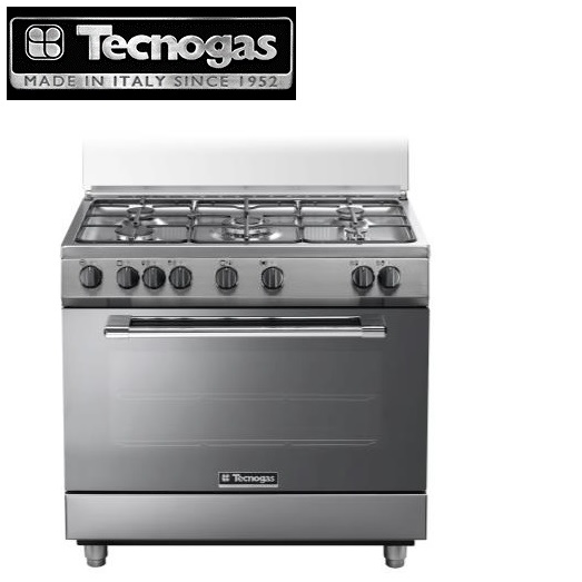 Cucina 90 X 60 Inox 5 Fuochi Gas (Di Cui 1 Tripla Cor.) Forno Elettr. Multif. 8 F. Cl A Accensione Sotto Manopola Termocoppia Griglie Smaltate Mat
Coperchio Cristallo Autofrenato
Taratura: Gas Naturale Kit Gpl: In Dotazione Grill Elettrico Girarrosto
Volume Forno 86 L P965MX