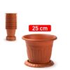 Vaso + sottovaso ARES 25 cm
Set da 12 pezzi  PF-12196