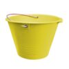 Secchio edilizia SUPER EXTRA in PELD
con manico e occhielli in ferro zincato Giallo