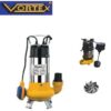 Pompe Sommergibili Per Acque Sporche (Semi Aperto A Vortex) Hp 1,5 Con Interruttore A Galleggiante  VX-150M