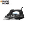 Ferro da Stiro a Vapore Potenza 2800 Watt Funzione Vapore Verticale e Continuo Piastra in Ceramica colore Nero - BXIR2805E