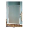 Porta Doccia Strass 2 Ante 80 Vetro Opaco Prof. Cromo Serie Basculante Tipo Saloon