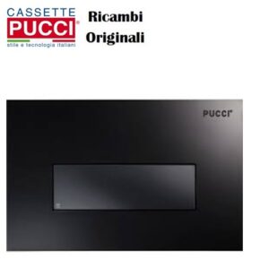 Placca Sara Linea 280X180 Nero