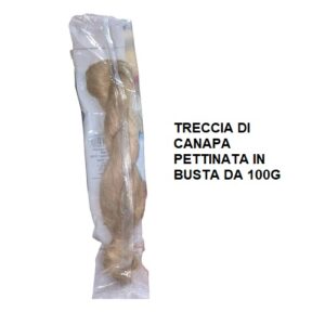 Treccia di Canapa Pettinata Matassina 100g CPMB