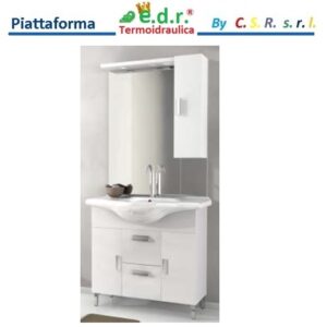 Mobile Rovereto 105 Dx Bianco 3A Piu' Un Cassetto. 
Comp. 41670 Base 100
Comp. 50107 Lavabo Int. 80X50
Comp. 34105 Sp. Clara 80X103
Comp. 84311 Tettino Con Led 
Comp. 44048 Pensile Rovereto Dx Sx  00471