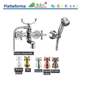 Gruppo Vasca Liberty Bronzo  013.DC18