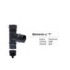 Raccordo A T D. 80 Nero Mff  103975E