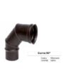 Curva 90° D. 80 Nero  103976E