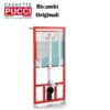 PUCCI eco 9l - 4l MODULO PER INSTALLAZIONE DAVANTI A PARETI IN MURATURA O PARETI LEGGERE IN CARTONGESSO-PER WC SOSPESO Codice Prod: 1323000201
