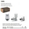 Kit Termo 3/8"X1/2" Ferro Con A Squadra Testina Termo  170T3015S