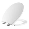 Copriwater Oggi Bianco In PVC Soft Close Sgancio di Rilascio.