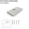 Piatto Doccia Stone Resina Effetto Ardesia 1000X2000 Cod. 2100
