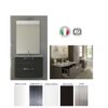 Base Lav. Cm. 100 Ludovica Nero Lucido  42194