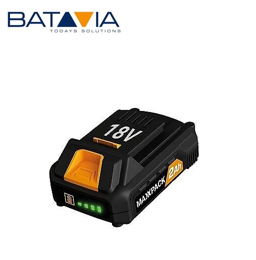 BATTERIA AL LITIO BATAVIA 18V 2 AH - CON LED DI CARICA 7063905