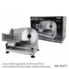 Affettatrice 200W Ø19Cm Acciaio  893900