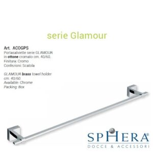 Porta Asciugamano In Ottone Cm. 60  ACOGPS60