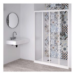 BOX ACRIL N1FS 140-130 CM H=190,2 CM GUAZZA BIANCO PASTELLO 001