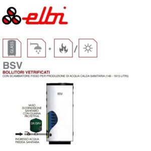 Bollitore Verticale A Serpentino Fisso Lt. 400  BSV-400